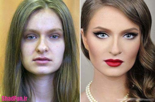 عکس هایی از دخترهای روسیه قبل و بعد از آرایش,عکس,دختر,روسیه,آرایش,تصاویر باور نکردنی,عکس های باور نکردنی,دختران,دختران سن پترزبورگ,قبل از آرایش,بعد از آرایش,دختران روسیه